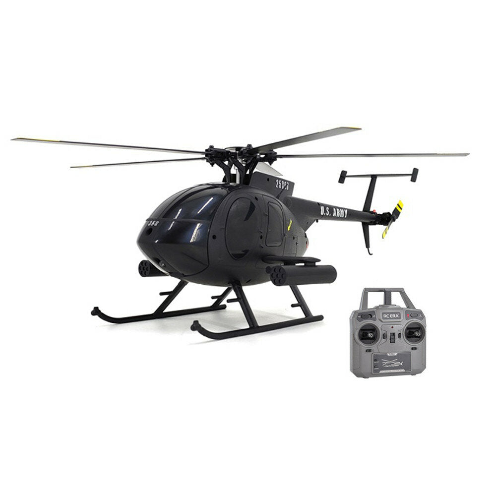 RC ERA C189 MD500 Military Flybarless RC Helicopter with Dual Brushless Motors and Altitude Hold - RTF