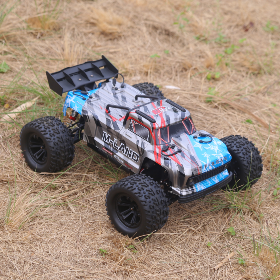 GTFans M606 carbon fiber RC monster truck side view
