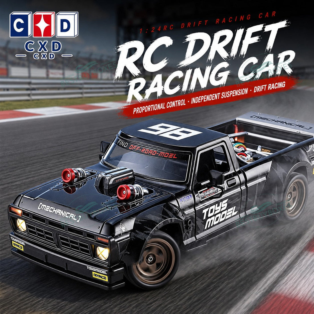CXD 2401 1/24 4WD RC drift truck