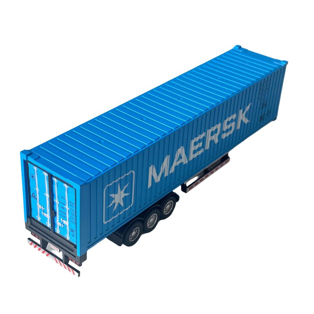 1/36 RC semi truck cargo container