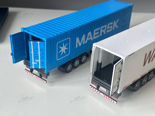 1/36 scale RC semi truck containers