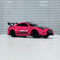 HStar D43-02Q 1/43 4WD Alloy RC Drift Car – GTR Edition with LED Lights & Gyro Stabilization