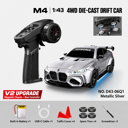 D43-06Q1 HSTAR M4 1/43 RC Drift Car