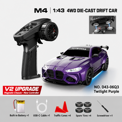 D43-06Q3 HSTAR M4 1/43 RC Drift Car