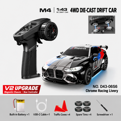 D43-06S6 HSTAR M4 1/43 RC Drift Car