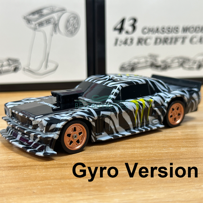 Jiabaile 1/43 Scale RC Drift Car - 4WD Fully Proportional Mini RC Car RTR