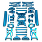 MJX Hyper Go 10208 Aluminum Upgraded Parts Full Set - Front/Rear Arms, Steering Assembly, Shock Towers & More