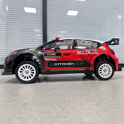 MJX Hyper Go 10303 Citroen C3 WRC – Licensed 1/10 RC Rally Car, 3S Brushless, 7075 Chassis, Gyro, Metal Drivetrain
