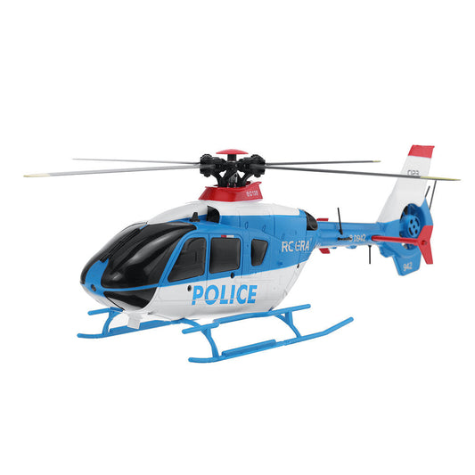 RC ERA C123 PRO EC135 R/C Helicopter - 6CH 1/36 Single Rotor with Barometer & Optical Flow Precision - Advanced Brushless RC Helicopter for Enthusiasts
