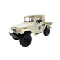 WPL C-44 1/16 Scale RC Crawler Truck – 2.4GHz Full Proportional Control, 370 Brushed Motor, 4WD – Cream White