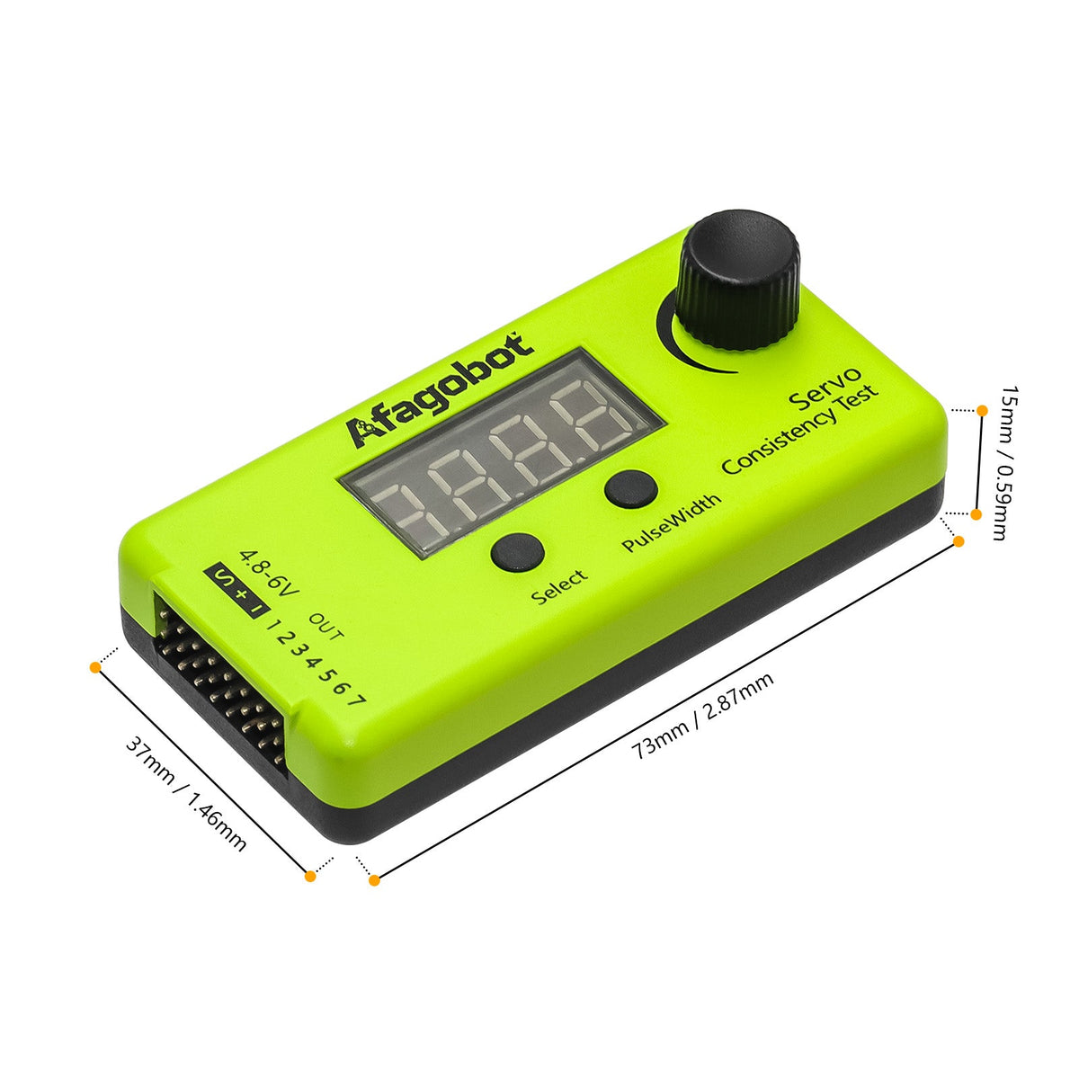 Afagobot servo and ESC consistency tester LCD display