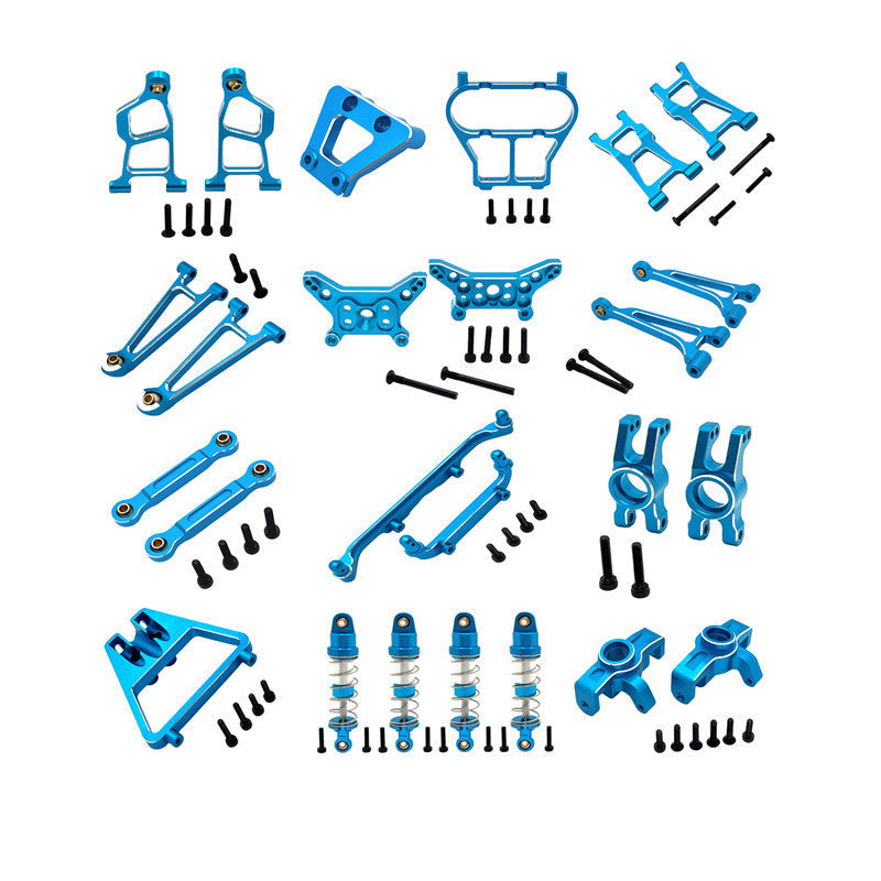 MJX Hyper Go 14211 full aluminum upgrade set in blue
