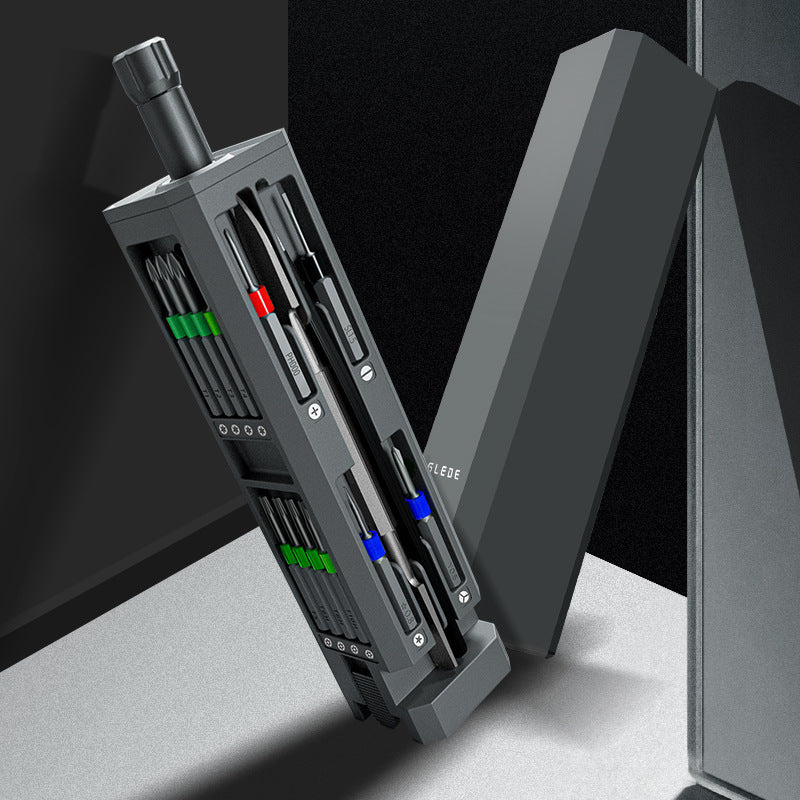 44-in-1 precision screwdriver kit in aluminum case