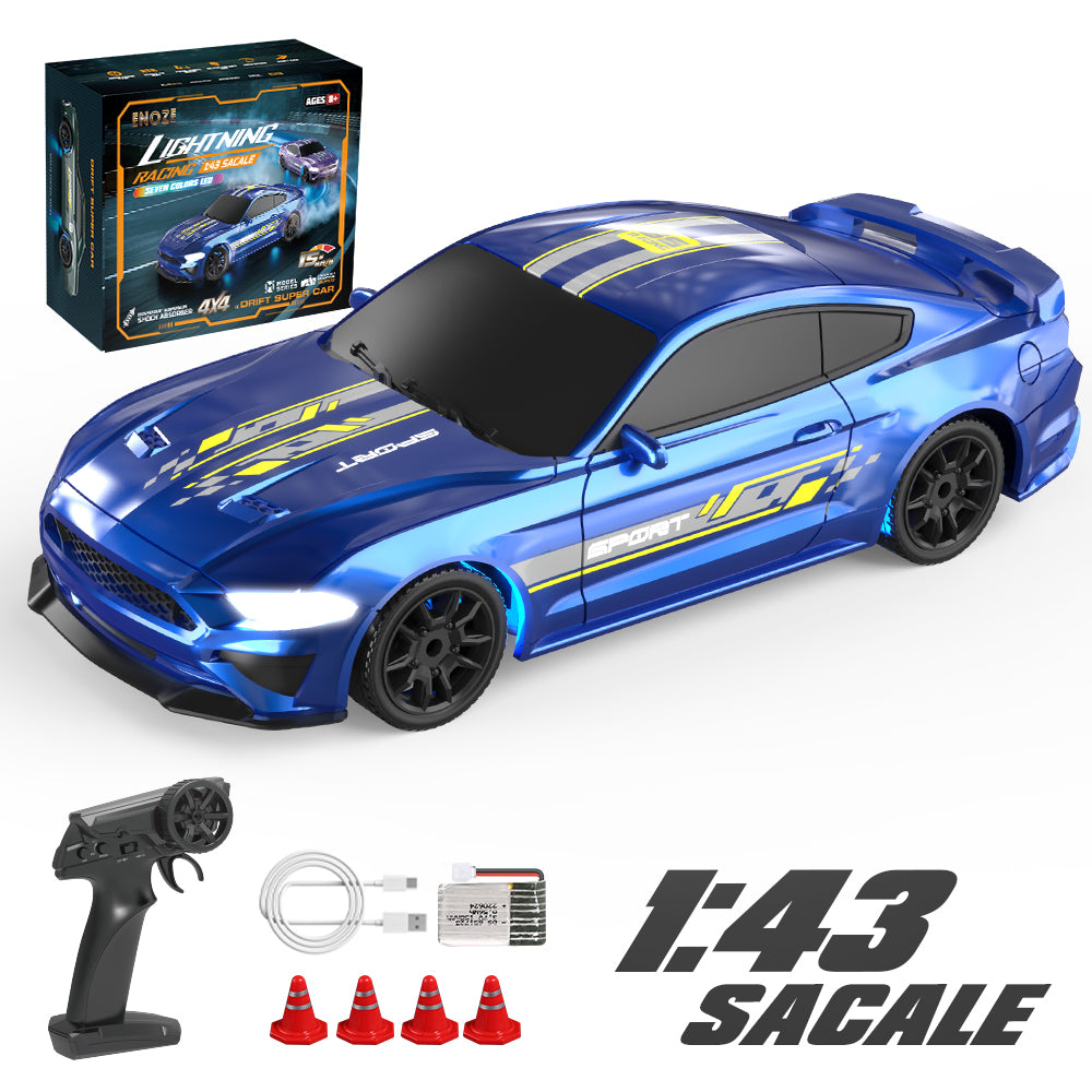 Blue ENOZE 8500 1/43 RC drift car
