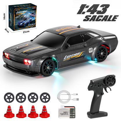Silver ENOZE 8501 1/43 RC drift car