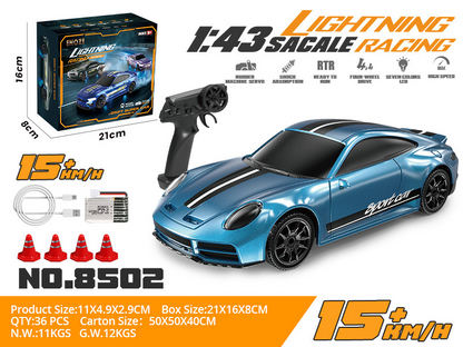 Blue ENOZE 8502 1/43 RC drift car