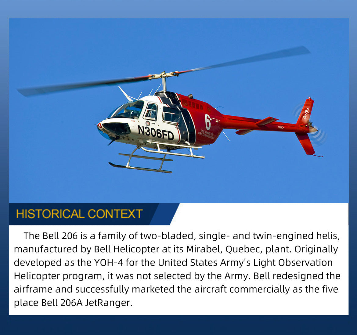 Flywing Bell 206 V3 GPS scale RC helicopter detail 2
