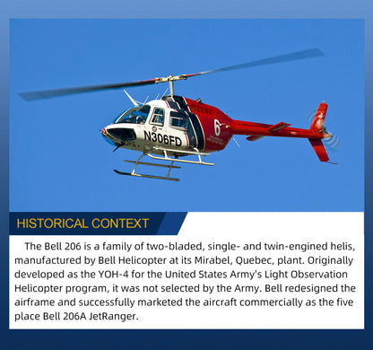 Flywing Bell 206 V3 GPS scale RC helicopter detail 2