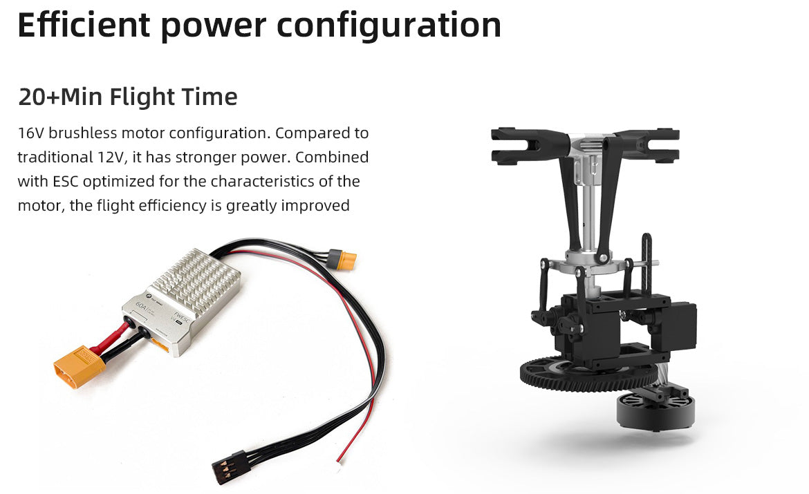 Flywing Bell 206 V3 GPS scale RC helicopter detail 4