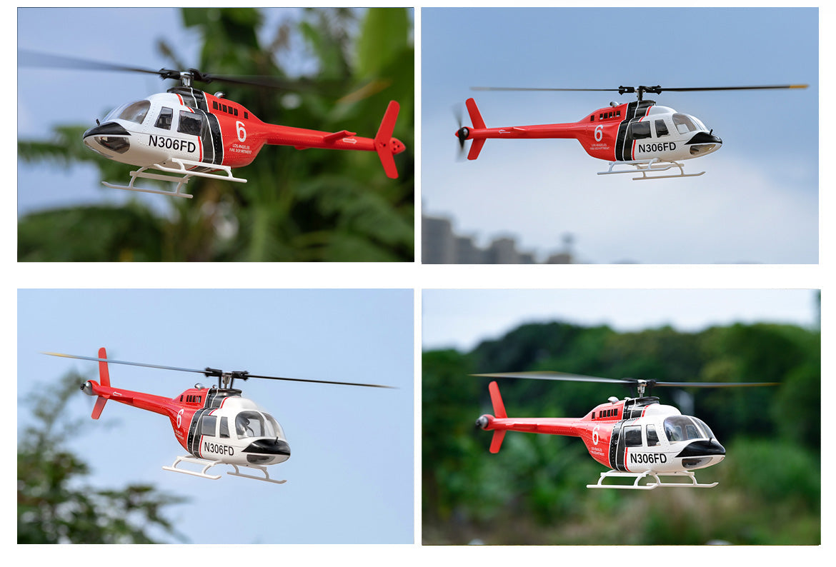 Flywing Bell 206 V3 GPS scale RC helicopter detail 5