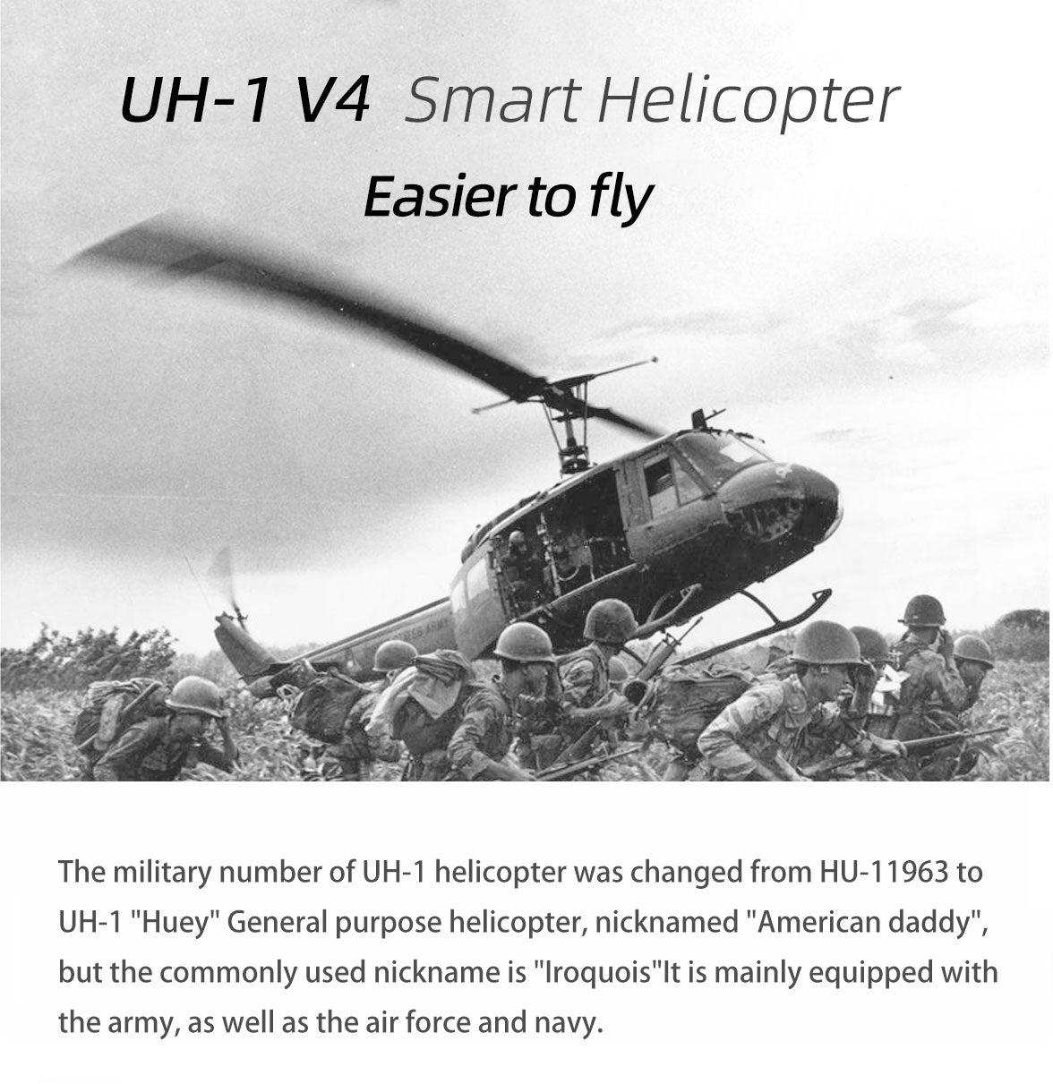 Flywing UH-1 Huey V4 450L GPS scale RC helicopter overview