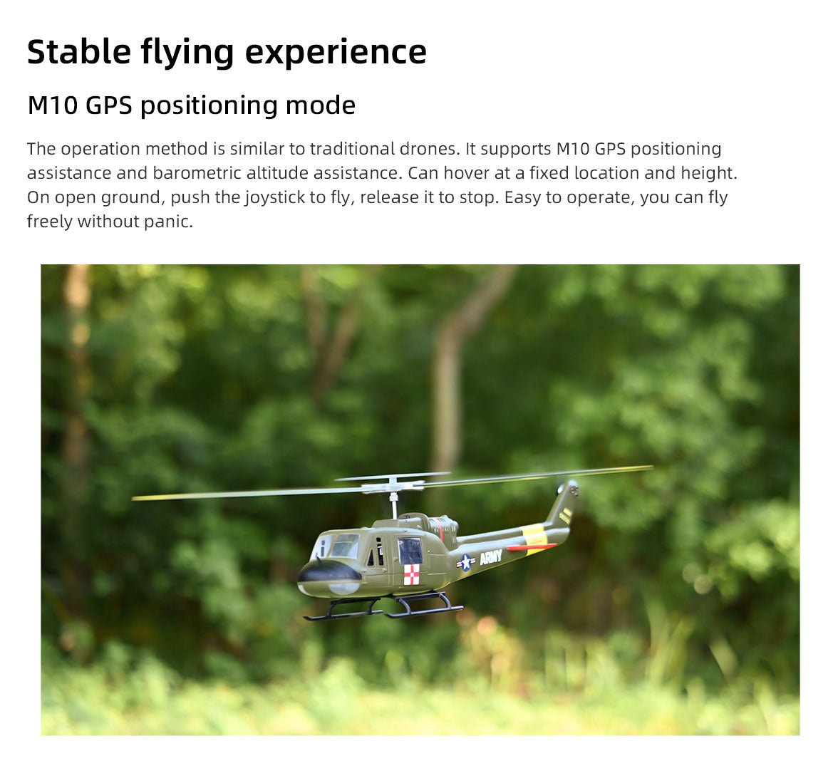 Flywing UH-1 Huey V4 helicopter rotor-head detail