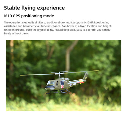 Flywing UH-1 Huey V4 helicopter rotor-head detail