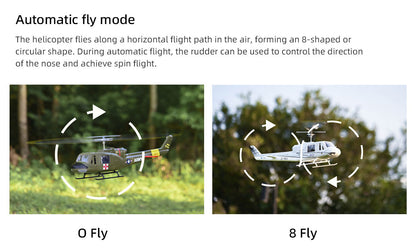 Flywing UH-1 V4 GPS scale helicopter tail-boom detail