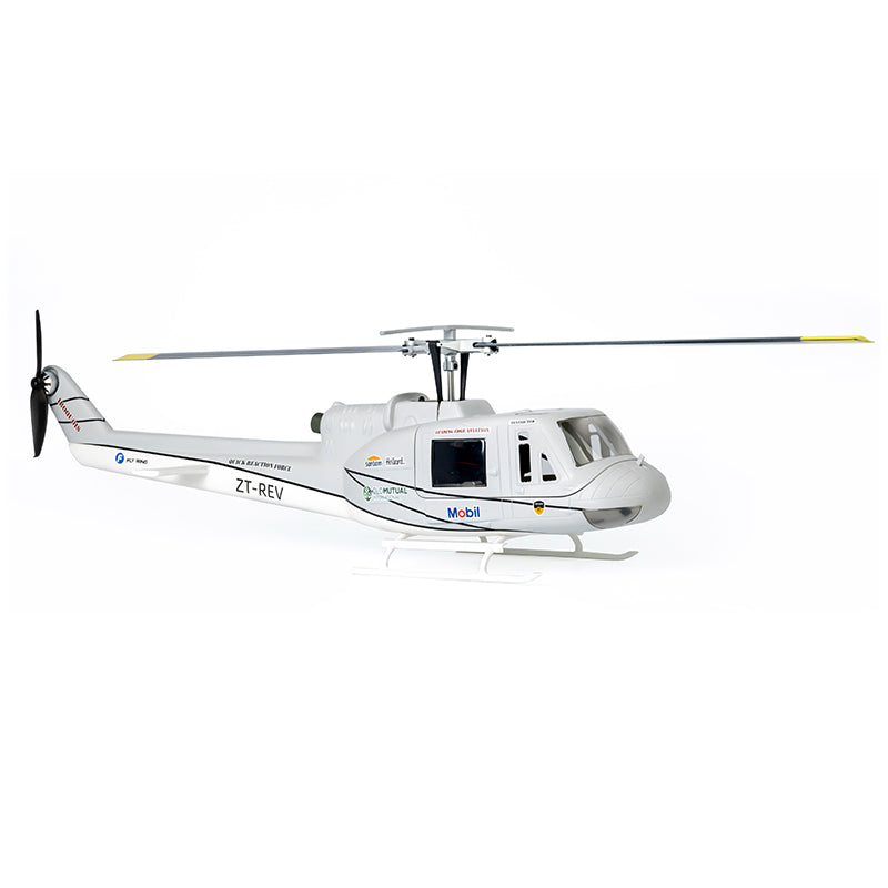 Flywing UH-1 V4 white fuselage with two-blade rotor