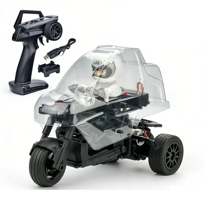 Transparent Geeks X801 RWD RC drift trike