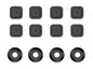 Jiabaile JBL1001–JBL1004 1/10 RC spare part — P112SuspensionArmMountSpacer product image