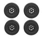 Jiabaile JBL1001–JBL1004 1/10 RC spare part — K051003DesertTiresSet 4pcs product image
