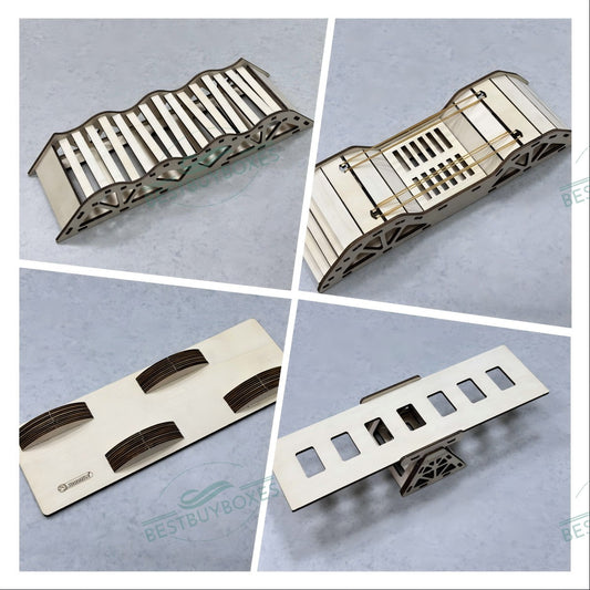 Jiabaile 1/36 wooden RC crawler obstacle course set