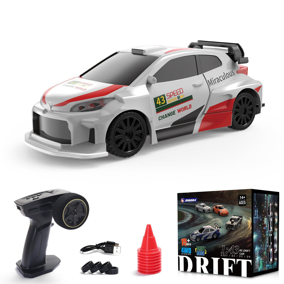 Jiabaile 1/43 RC drift car — 4308G rc drift car option image