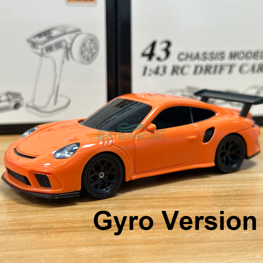 Jiabaile 4303 orange 1/43 gyro RC drift car