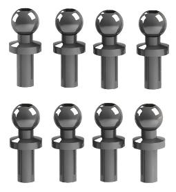 Jiabaile JBL1001–JBL1004 1/10 RC spare part — M264.8x6BallHeadScrews 8pcs