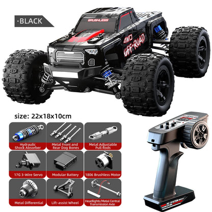 JJRC C8811 1/20 brushless 4WD RC truck in black