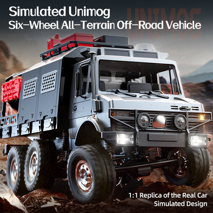 JJRC C8823C 6WD crawler truck on off-road terrain