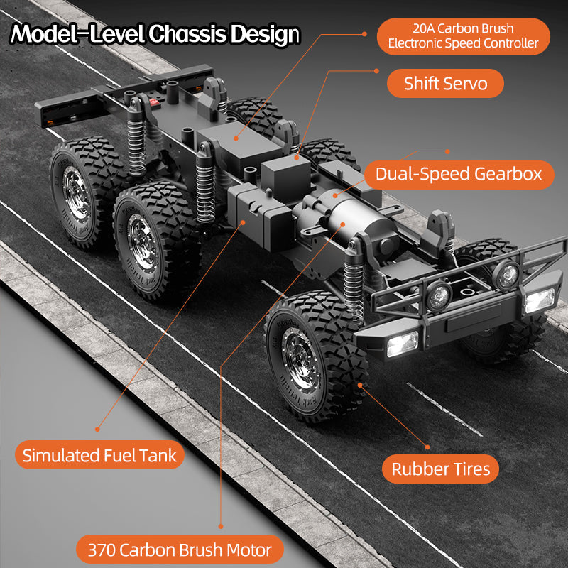 JJRC C8823C RC crawler truck package contents