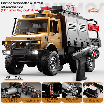 JJRC C8823C yellow 1/18 6WD RC crawler truck