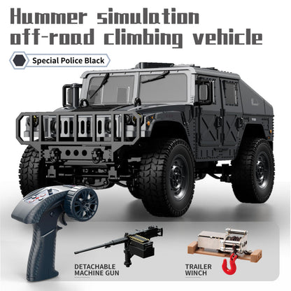 JJRC C8835 black 1/12 military-style RC crawler