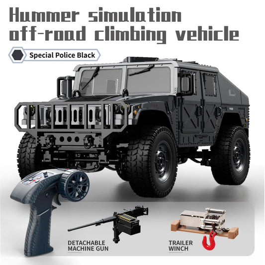 JJRC C8835 black 1/12 military-style RC crawler