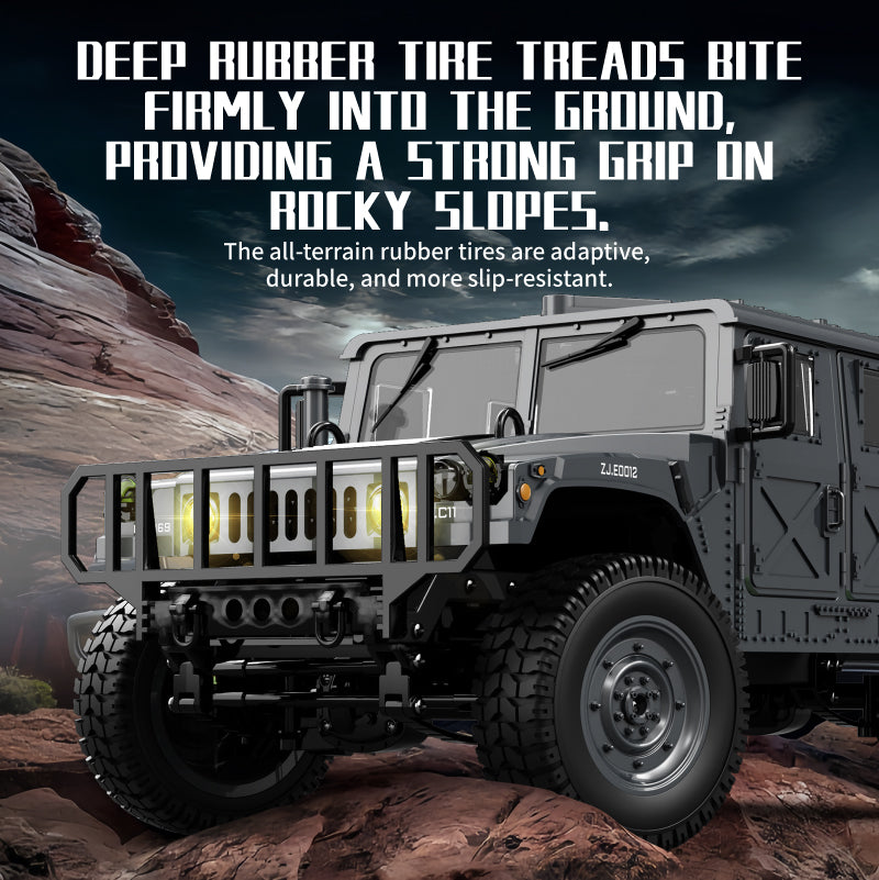 JJRC C8835 scale 4WD crawler side view