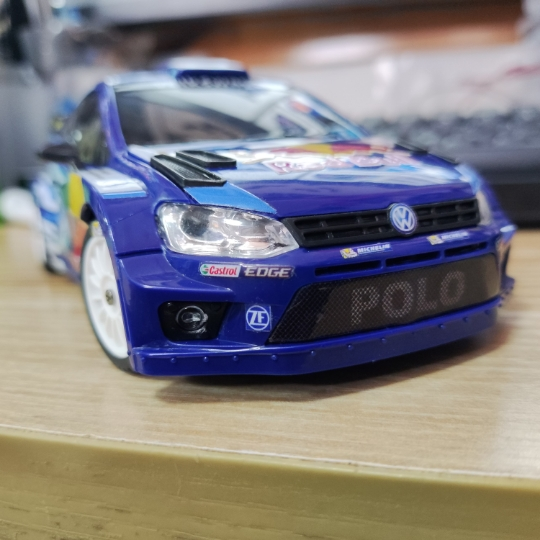 Blue UV transfer decal set for LDRC LD2801 RC drift car