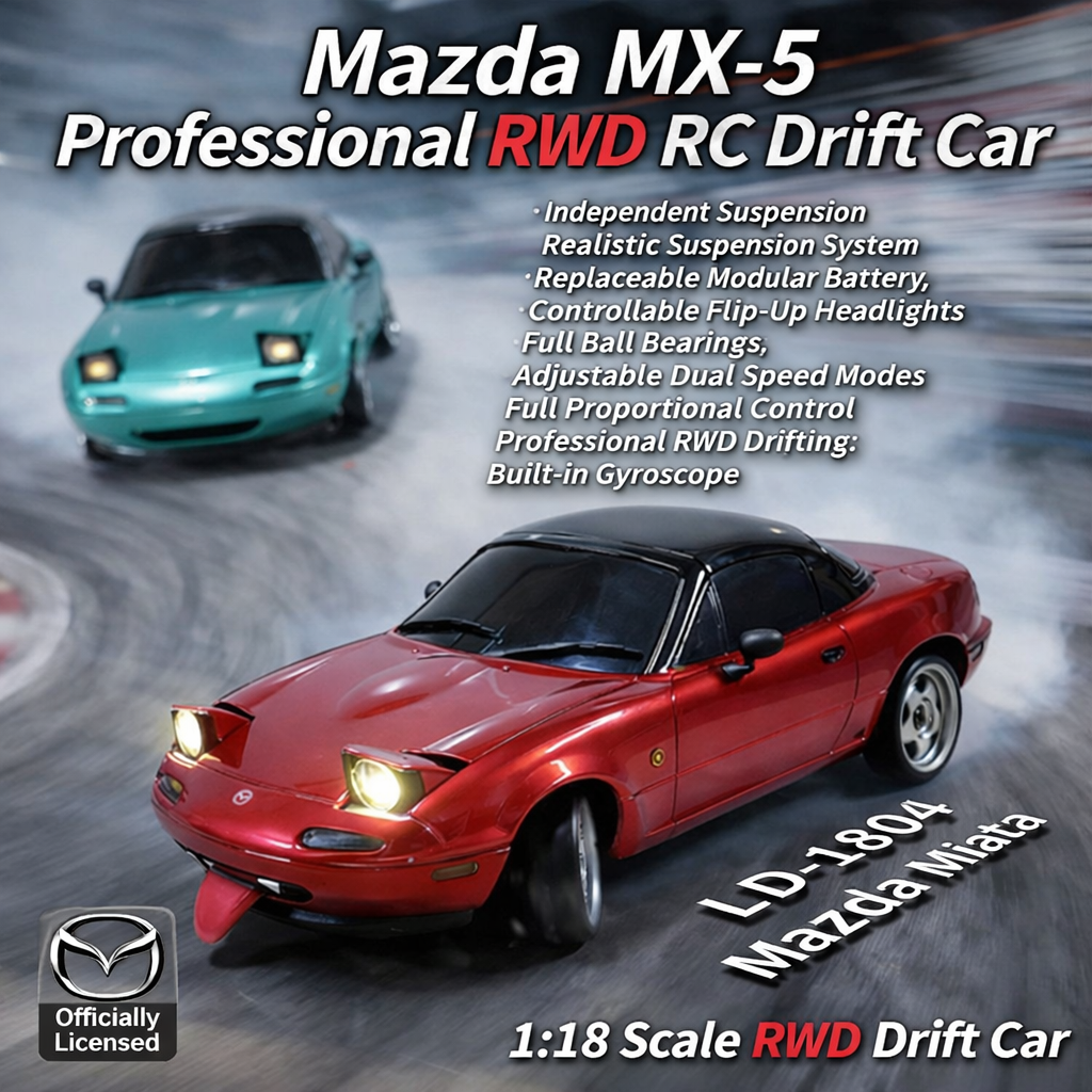 LDRC LD1804 Mazda MX-5 1/18 RC drift car
