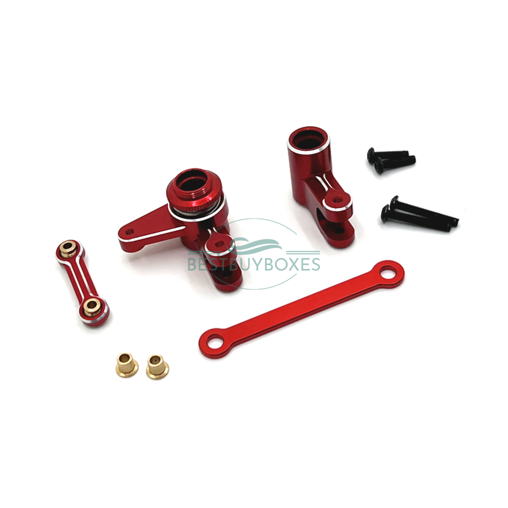MJX Hyper Go 10208 aluminum upgrade — Front Steering Assembly Servo Link 987 option image