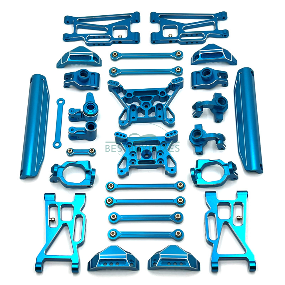 MJX Hyper Go 10208 aluminum upgrade — Full Set 983 Blue option image