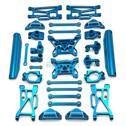 MJX Hyper Go 10208 aluminum upgrade — Full Set 983 Blue option image