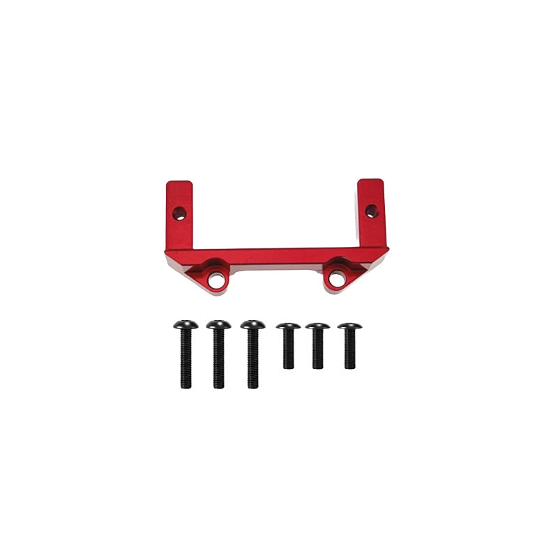 MJX H18P aluminum front axle servo mount in red