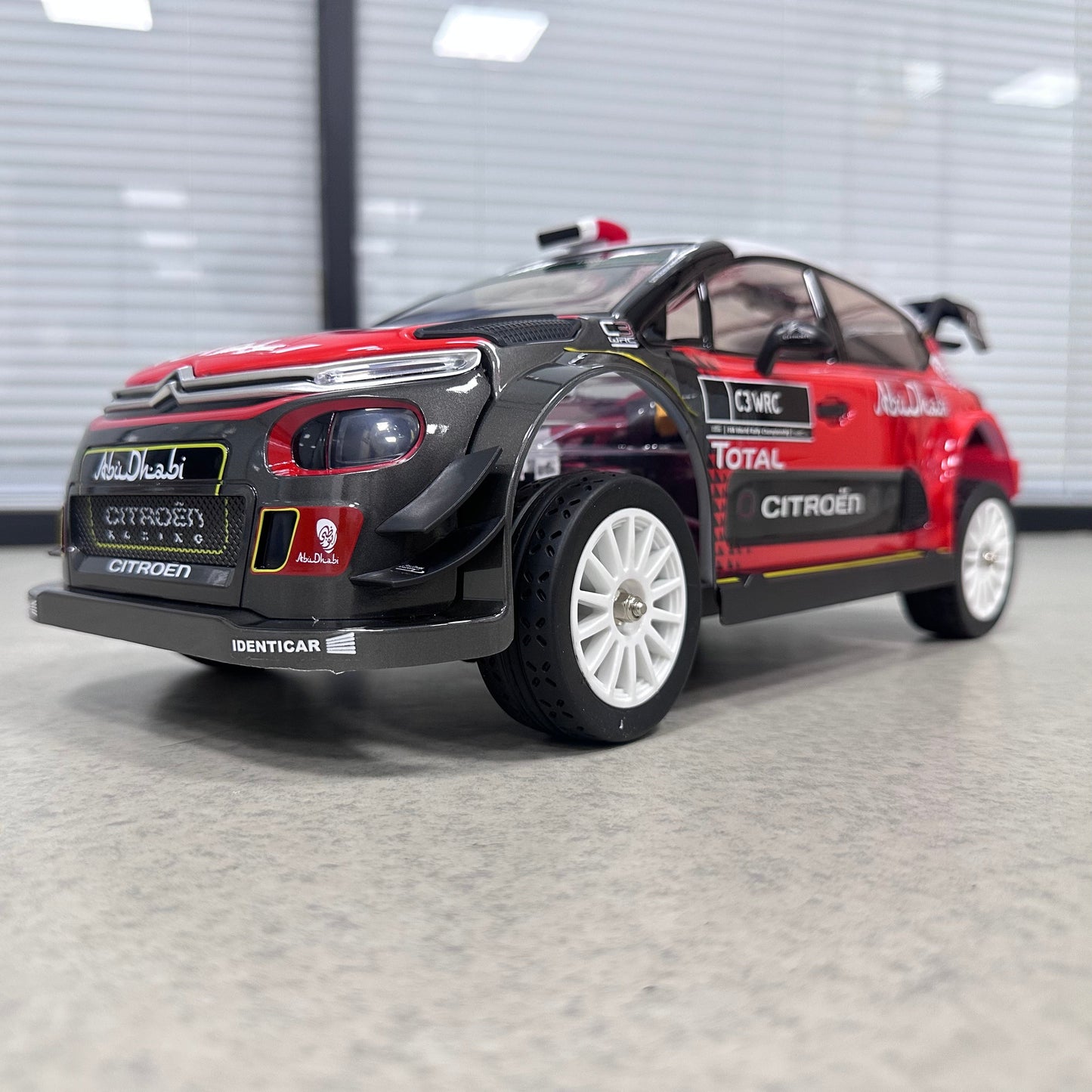 MJX Hyper Go 10303 Citroen C3 WRC RC rally car front view